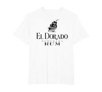 El Dorado Rum Guyana T-Shirt, Men's Big and Tall, White, 2X Tall