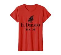 El Dorado Rum Guyana T-Shirt, Women, Red, Small
