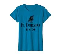 El Dorado Rum Guyana T-Shirt, Women, Sapphire Blue, Medium