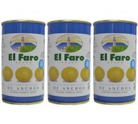 El Faro - Anchovy Stuffed Spanish Olives 150 gr. - [Pack 3]