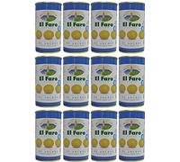 El Faro - Anchovy Stuffed Spanish Olives 350 gr. Drained Amount 150 gr.- [Pack 12]