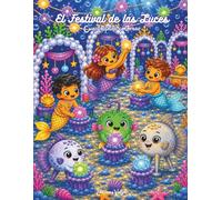 El Festival de las Luces: Cuento para colorear (Mi Libro de Sirenas y Amigos del Mar)