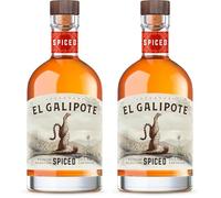 El Galipote Spiced Rum-Based Spirit Drink, 35% ABV, 70cl (Pack of 2)