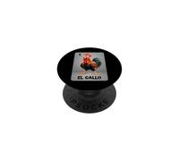 El Gallo Mexican Lottery Card | Bingo Game Rooster Meme Card PopSockets Adhesive PopGrip
