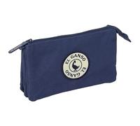 EL GANSO JEANS - Triple Pencil Case, Children's Pencil Case, Ideal for School Age Children, Comfortable and Versatile, Quality and Resistance, 22 x 3 x 12 cm