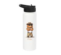 El Homie Cholo Bear Stainless Steel Insulated Water Bottle