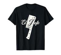 El Jefe Funny Mexican Chef The Boss Butcher BBQ Grilling T-Shirt