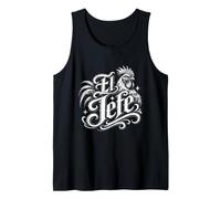 El Jefe Roaster Graphic Spanish for The Boss Latino Tank Top