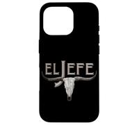 El Jefe The Boss Bull Skull Strength Power Tough Leader Pro Case for iPhone 16 Pro