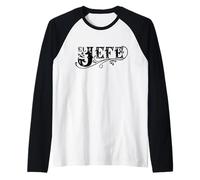 El Jefe The Boss in Spanish Funny Mexican Quote Raglan Baseball Tee