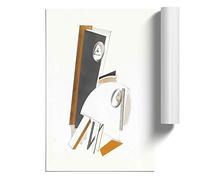 El Lissitzky Abstract Art Print | Unframed Poster, A3