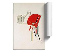 El Lissitzky Announcer Art Print | Unframed Poster, A2