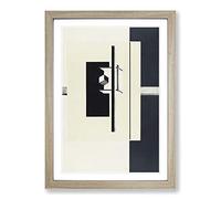El Lissitzky Avant Garde Framed Print | A2 Oak Framed Wall Art | Ready to Hang | Modern Nature Picture | Living Room Bedroom Lounge Office