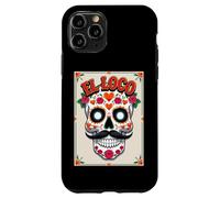 El Loco - Crazy Sugar Skull Día de los Muertos Case for iPhone 11 Pro