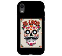 El Loco - Crazy Sugar Skull Día de los Muertos Case for iPhone XR
