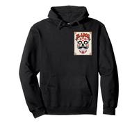 El Loco - Crazy Sugar Skull Día de los Muertos Pullover Hoodie