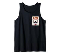 El Loco - Crazy Sugar Skull Día de los Muertos Tank Top