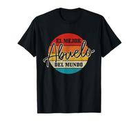 El Mejor Abuelo Del Mundo Vintage Fathers Day Dia Del Padre T-Shirt