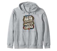 El Mejor Papá y Papacito de Mi Esposa Zip Hoodie