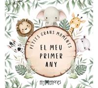 El meu primer any. Petits grans moments.: Regal àlbum de fotos per a nadó recent nascut, amb els records, fites i assoliments més memorables del ... Fotos de mida estàndard 10x15. (Álbum Bebé)