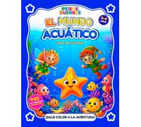 El Mundo Acuático de Peque Duendes: Libro de Colorear y Actividades para Niños de 2 a 8 años | Trazo Grueso, Aprendizaje Temprano, Formas y Conteo Preescolar.
