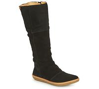El Naturalista Flat boots CORAL in Black 5