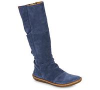 El Naturalista High Boots CORAL in Blue 4