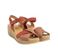 El Naturalista N5038 Leaves, Women's Sandal, Raspberry, 36 EU