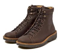 El Naturalista N5572 Womens Ladies Brown Lace Up Zip Ankle Boots Size 4-9
