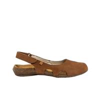 El Naturalista Women's N413 Closed Toe Sandals, Brown (Wood), 6 UK