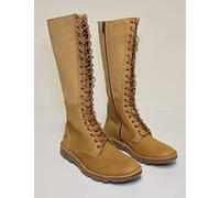 El Naturalista Women's N5533 Pleasant-lux Suede Camel/forest Mid Calf Boot, 6.5 UK