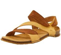 El Naturalista Women's N5810s Panglao Flat Sandal, Honey Leather, 6 UK