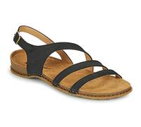 El Naturalista Women's N5811 PANGLAO Sandals, Black, 7 UK