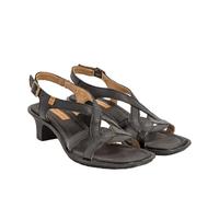 El Naturalista Women's N5992 Igusa Sandal, Black/White, 3 UK