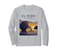 El Nido Palawan Philippines Sunset Long Sleeve T-Shirt