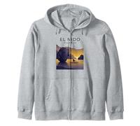 El Nido Palawan Philippines Sunset Zip Hoodie