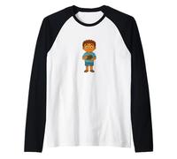 El Niño de la Cámara - Tee Oficial del Personaje Raglan Baseball Tee