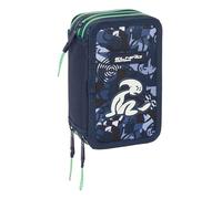 EL NIÑO NAVY - School Pencil Case with 37 Tools Included, Children's Pencil Case, Child, Ideal for Children from 5 to 14 Years, Comfortable and Versatile, Quality and Resistance, 12.5 x 5.5 x 19.5 cm