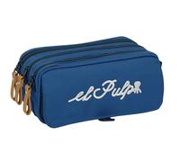 EL OCTOPO - Triple Big Pencil Case, Children's Pencil Case, Ideal for School Age Children, Comfortable and Versatile, Quality and Resistance, 21.5 x 8 x 10 cm