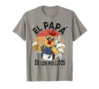 El Papa de lo pollitos funny Spanish Dia del Padre T-Shirt
