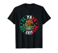 El Papa Mas Chingon Dia Del Padre Mexican Dad Father's Day T-Shirt