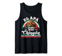 El Papa Más Chingón Funny Matching Family Couples Humor Tank Top