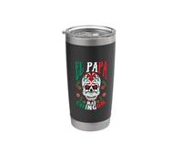 El Papa Mas Chingon Mexican Flag Cinco De Mayo Stainless Steel Insulated Tumbler