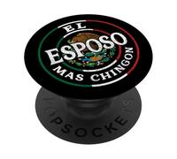 El Papa Mas Chingon, Spanish Fathers Day Mexican Dad PopSockets Adhesive PopGrip