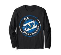 El Papa Mas Chingon The Salvadorian Dad Husband El Salvador Long Sleeve T-Shirt