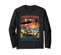 El Paraiso de Los Muertos - Classic Día de Los Muertos Long Sleeve T-Shirt