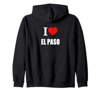 El Paso Souvenir Memory Zip Hoodie