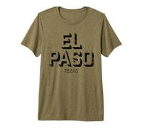 El Paso Texas - El Paso TX Block Premium T-Shirt