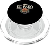 El Paso Texas USA Mountain City Travel PopSockets PopGrip for MagSafe