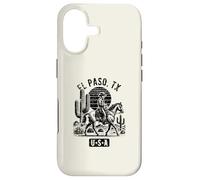 El Paso TX USA Cowboy Horse Vintage Style Design Case for iPhone 17